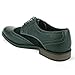 Alpine Swiss Zurich Mens Wing Tip Oxfords TwoTone Brogue Medallion Black 11 M US