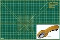 Quilters Self Healing 12x18 Cutting Mat & 45mm Rotary Cutter