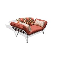 American Furniture Alliance Mali Flex Futon Frame and Cushions, Mali Ritzy