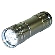 Neiko Super-Bright 9 LED Heavy-Duty Compact Aluminum Flashlight - Gunmetal