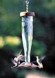 Outdoor Living : Schrodt Designs Model HBLC Crystal Hummingbird Feeder