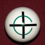 Criss Cross Practice Training Billiard Pool Cue Ball