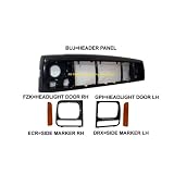 97-01 JEEP CHEROKEE HEADER PANEL HEADLIGHT DOOR 5 PCS 