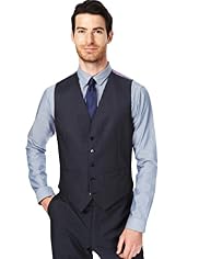 Autograph 5 Button Waistcoat with Wool