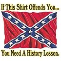 History Lesson~confederate Womens Scoop Neck T-Shirt