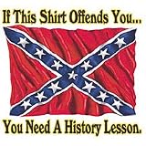History Lesson~confederate Adult T-Shirt