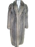 Classic Full Length Fox Coat w/Shawl Collar Made in USA