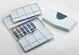 Winsor & Newton Cotman Watercolour : Painting Plus Artist Box Set : 24 half pans