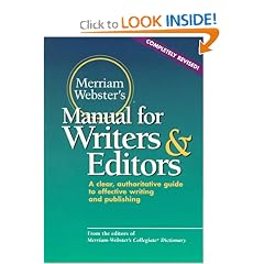 Merriam-Webster's Manual for Writers and Editors