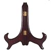 6" Plate stand, easel - dark brown