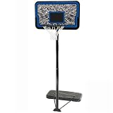 Lifetime 1259 Streamline Height-Adjustable Portable Basketball System with 44-Inch Impact Backboard