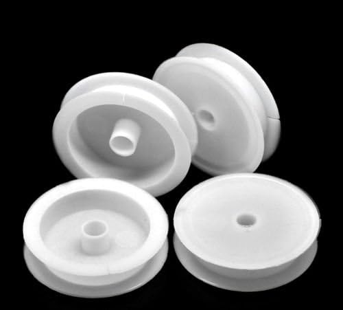 100pcs Large Bobbin Empty Plastic Spools for Beading Wire Thread String Sewing Bobbin 7cm