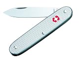 Victorinox Swiss Army Solo Alox Pocket Knife (Silver Alox Ribbed)