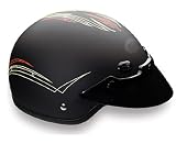 Bell Shorty Orange and White Half Face Helmet