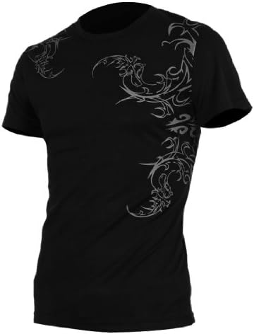 Men Round Neck Pullover Novetly Prints Tee Shirt