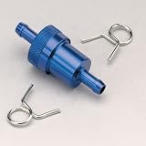 Edelbrock / Russell 645080 Blue Aluminum Street Fuel Filter
