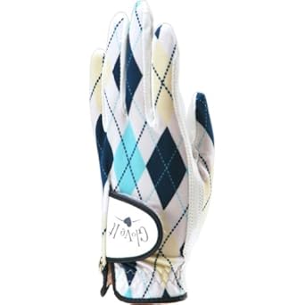 Glove It Aqua Argyle Glove