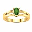 14K Yellow Gold Tsavorite (Green Garnet) Ring