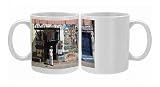 Clothing store and tour agency in this major tourist centre, Banos, Ambato Photo Mugs
