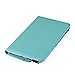 GMYLE(R) Aqua Blue 360 Degree Rotating PU Leather Folio Stand Case Cover for Nook HD 7 inches Barnes & Noble e-Book Reader Tablet (Multi Angle- Vertical/Horizontal and Wake up Sleep Function)