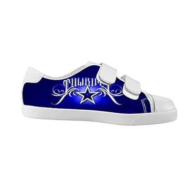... : Velcro Fashion Kid's Canvas Shoes Dallas Cowboys for Boy: Shoes