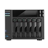 ASUSTOR Intel Atom 2.13GHz/1GB DDR3/2GbE/2eSATA/USB 3.0/ 6-Bay NAS Server (AS-606T)