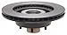 ACDelco Gold 18A399 Black Hat Front Disc Brake Rotor and Hub Assembly