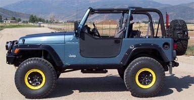 Jeep TJ &amp; Rubicon Super Sliders Rock Rails (Rock Sliders)