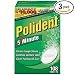 Polident 3-Minute Anti-Bacterial Denture Cleanser Tablets, Triple Mint Fresh, 108-Count Boxes (Pack of 3)