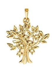 14K Yellow My Tree Pendant 7 Stone