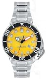 Beuchat Apnea 500m mens divers watch, yellow dial
