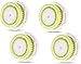 Brush Heads for Acne Prone Skin Compatible with Mia, Mia 2, Mia 3, Aria, Pro, Smart Profile, PLUS, Smart Profile, Alpha Fit and Radiance, 4 Replacement Refills