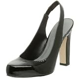 Nine West Women's Ketro Slingback Pump,Black Patent,8.5 M