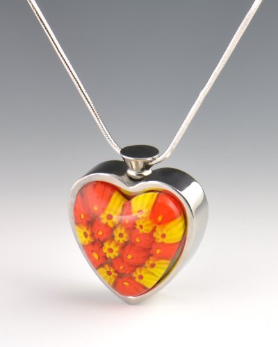 Sunset Memories Murano Cremation Jewelry