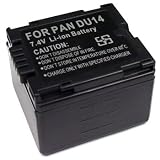 Fast Shipping. Panasonic CGA-DU12, Panasonic CGA-DU12A/1B, Panasonic CGA-DU14, Panasonic CGA-DU14A/1B VW-VBD140 Brand New Equivalent 1600mAh Lithium-Ion Camcorder Battery,