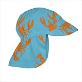 Flap Sun Protection Hat in Lobsters Size: 0 - 6 Month