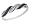 Black and White Diamond Ring 1/10 Carat (ctw) in White Gold, Size 4.5