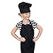 Odelia Kids Chef Hat Apron - Kitchen Cooking Baking Wear (S 2-5 Year, Tangerine)