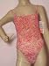 Sports : SOLAR TAN THRU Badeanzug Bl&auml;tter pink Gr. 38 B NEU durchbr&auml;unend!!