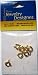 7mm Spring Ring, Gold Plated, 7 Pc/Pkg