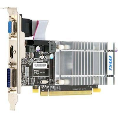 MSI Radeon HD 512 MB DDR35450 PCI-Express 2.0 Graphics Card MD512H