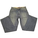 Marc Ecko - Ecko Unlimited Mens Washed Blue Baggy Fit Denim Jeans