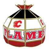 Nhl Calgary Flames Stained Glass Tiffany Lamp - 16