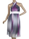 Ever Pretty Halter Colorful Printed Cocktail Dress 03056 Size 6, Multiple(purple), HE03056PP08