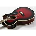 Lindo 2012 *SLIM* Red Acoustic / Electro Acoustic Guitar (with integrated LCD Tuner/Pre-amp and XLR out) + *FREE Soft Carry Case and Accessory Pack!*