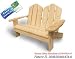 Lohasrus Kids Patio Bench MM20401- Passed Safety Standards ASTM F963-07, Unfinished Fir, for ages 2 to 6, Free Drawing Book