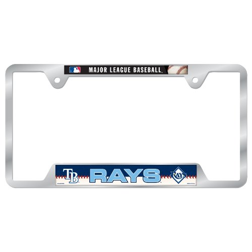 MLB Tampa Bay Devil Rays Metal License Plate Frame