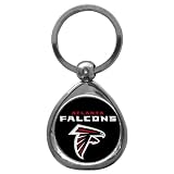 Atlanta Falcons NFL High-Polish Chrome Key Tag w/ Photo Dome