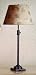 State Street Table Lamp with Carla Shade in Antique Bronze