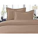 Elegant Comfort 1500 Thread Count Egyptian Quality Super Soft Wrinkle Free 3-Piece Sheet Set, Twin, Taupe